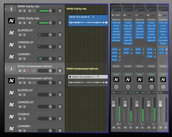 studio vox: logic pro vocal chains