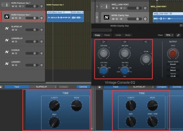 studio vox: logic pro vocal chains